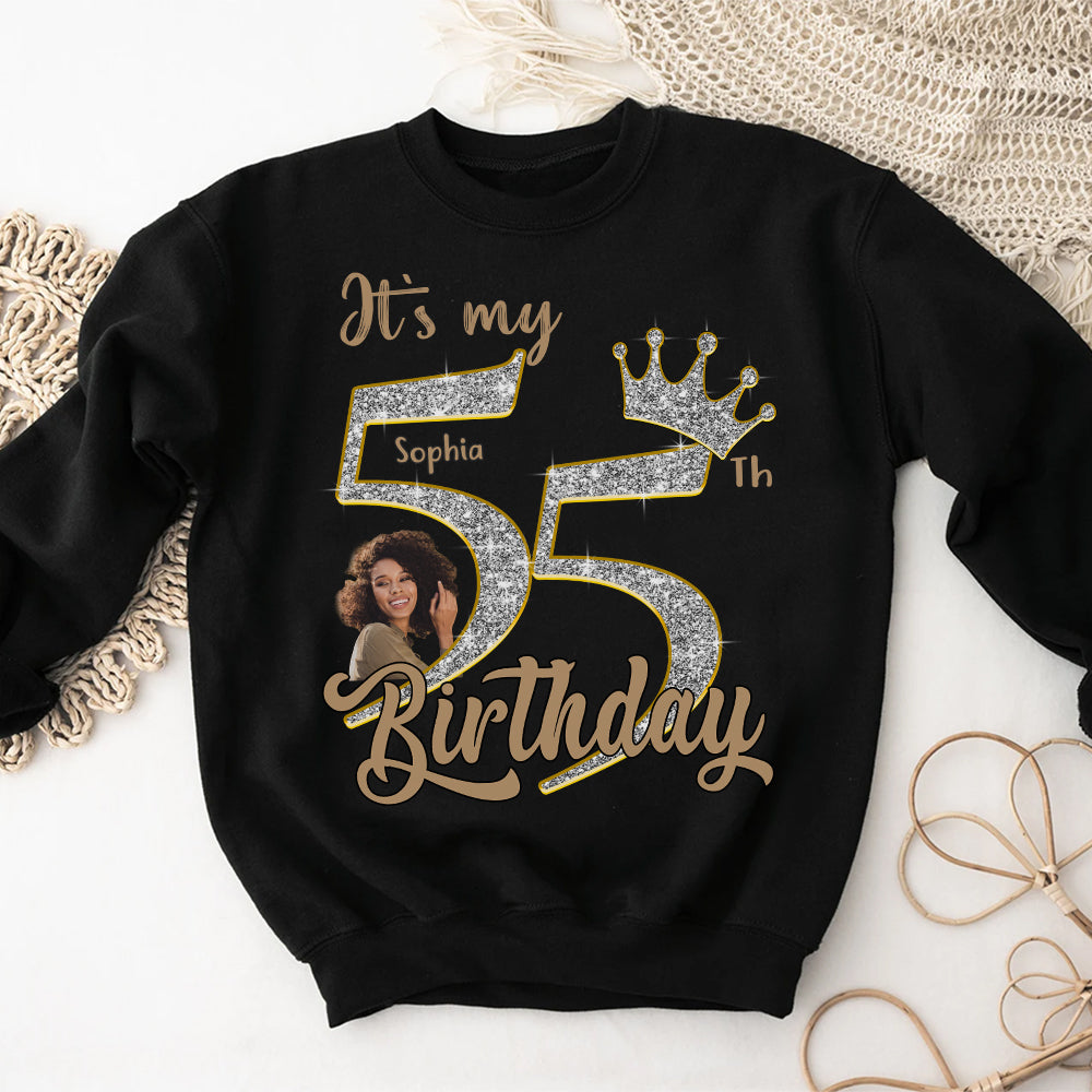 55th Birthday Shirts, Custom Birthday Shirts, Turning 55 Shirt, Gifts For Women Turning 55, 55 And Fabulous Shirt, 1970 Shirt, 55th Birthday Shirts For Her - YPT-HCT