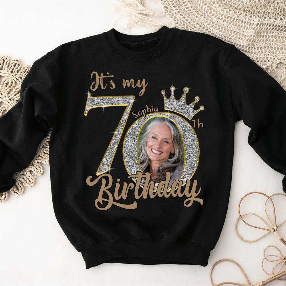 70th Birthday Shirts, Custom Birthday Shirts, Turning 70 Shirt, Gifts For Women Turning 70, 70 And Fabulous Shirt, 1955 Shirt, 70th Birthday Shirts For Her - YPT-HCT