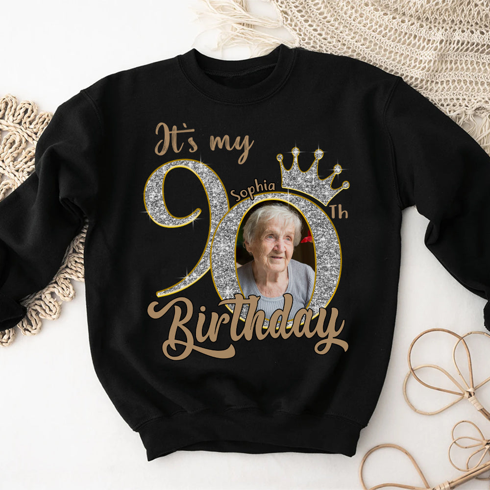 90th Birthday Shirts, Custom Birthday Shirts, Turning 90 Shirt, Gifts For Women Turning 90, 90 And Fabulous Shirt, 1935 Shirt, 90th Birthday Shirts For Her - YPT-HCT