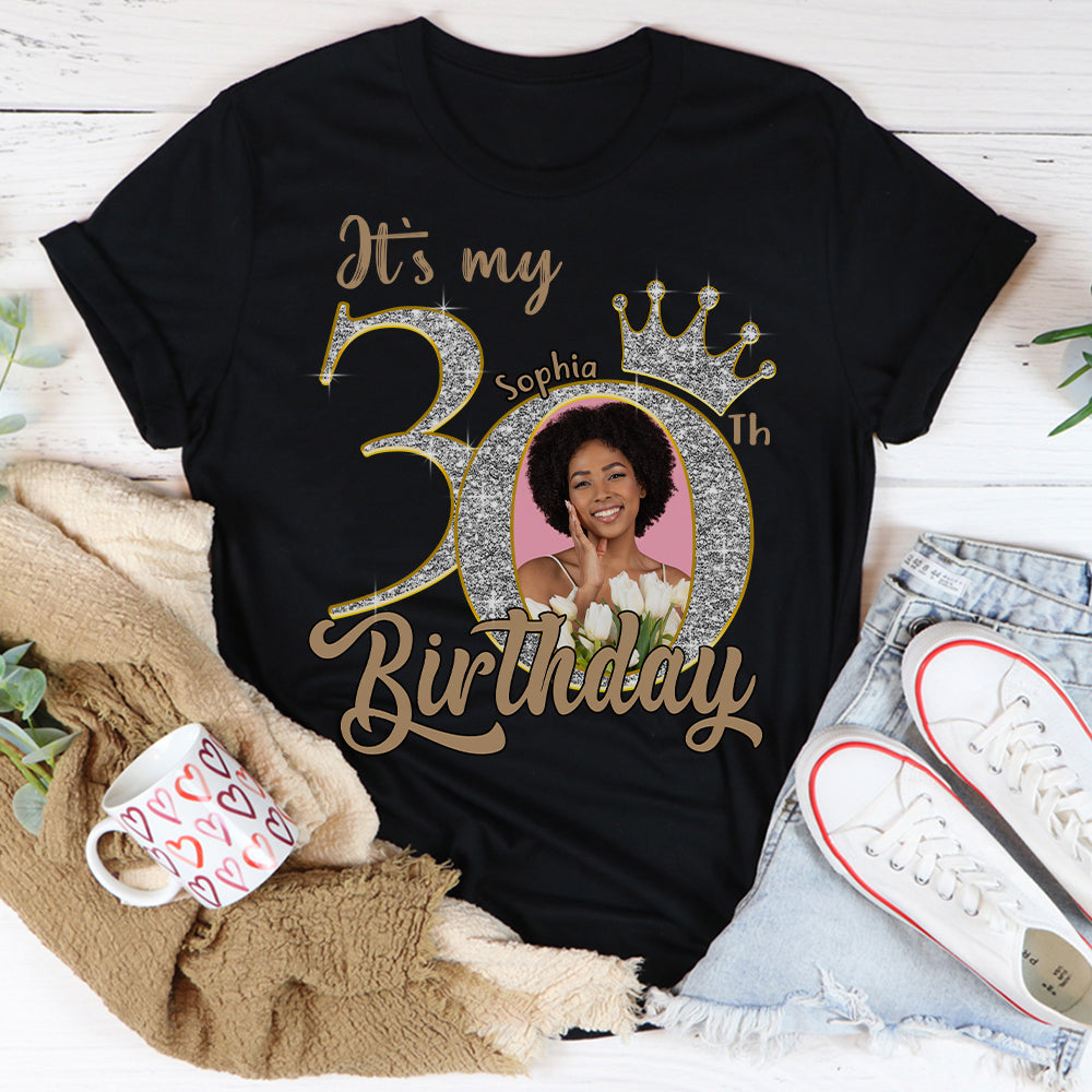 30th Birthday Shirts, Custom Birthday Shirts, Turning 30 Shirt, Gifts For Women Turning 30, 30 And Fabulous Shirt, 1995 Shirt, 30th Birthday Shirts For Her - YPT-HCT