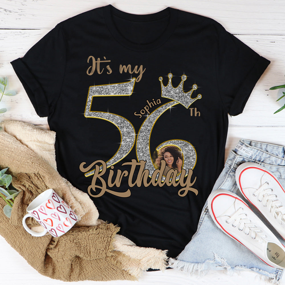 56th Birthday Shirts, Custom Birthday Shirts, Turning 56 Shirt, Gifts For Women Turning 56, 56 And Fabulous Shirt, 1969 Shirt, 56th Birthday Shirts For Her-YPT-HCT
