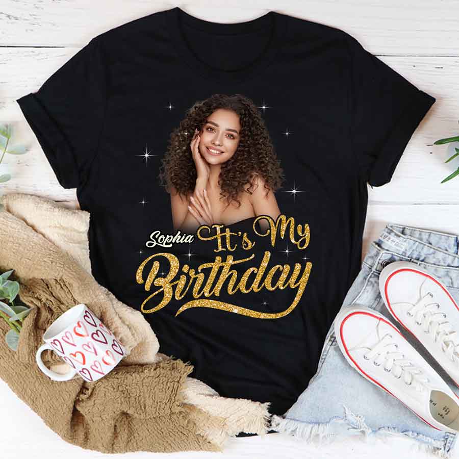 Birthday Shirts, Custom Birthday Shirts, Birthday Shirts For Black Women, Its My Birthday Shirt, Birthday Queen Shirt-YPT-HCT