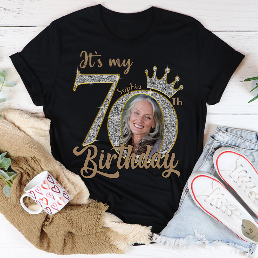 70th Birthday Shirts, Custom Birthday Shirts, Turning 70 Shirt, Gifts For Women Turning 70, 70 And Fabulous Shirt, 1955 Shirt, 70th Birthday Shirts For Her - YPT-HCT