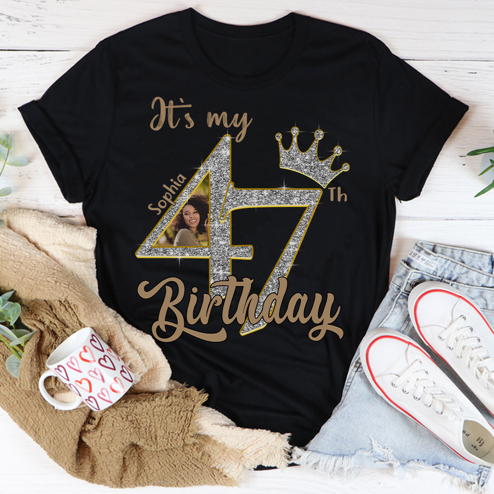 47th Birthday Shirts, Custom Birthday Shirts, Turning 47 Shirt, Gifts For Women Turning 47, 47 And Fabulous Shirt, 1978 Shirt, 47th Birthday Shirts For Her-YPT-HCT