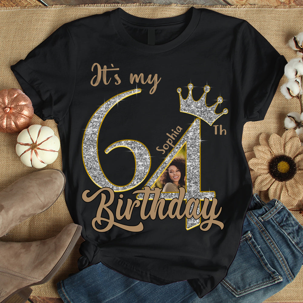 64th Birthday Shirts, Custom Birthday Shirts, Turning 64 Shirt, Gifts For Women Turning 64, 64 And Fabulous Shirt, 1961 Shirt, 64th Birthday Shirts For Her - YPT-HCT