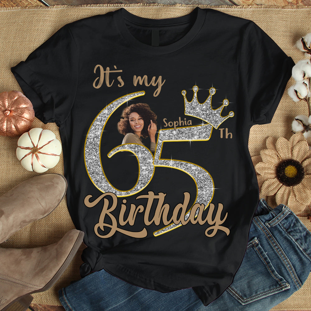 65th Birthday Shirts, Custom Birthday Shirts, Turning 65 Shirt, Gifts For Women Turning 65, 65 And Fabulous Shirt, 1960 Shirt, 65th Birthday Shirts For Her - YPT-HCT