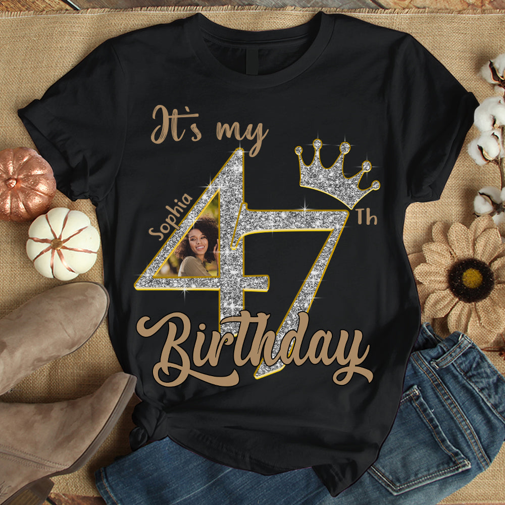47th Birthday Shirts, Custom Birthday Shirts, Turning 47 Shirt, Gifts For Women Turning 47, 47 And Fabulous Shirt, 1978 Shirt, 47th Birthday Shirts For Her-YPT-HCT