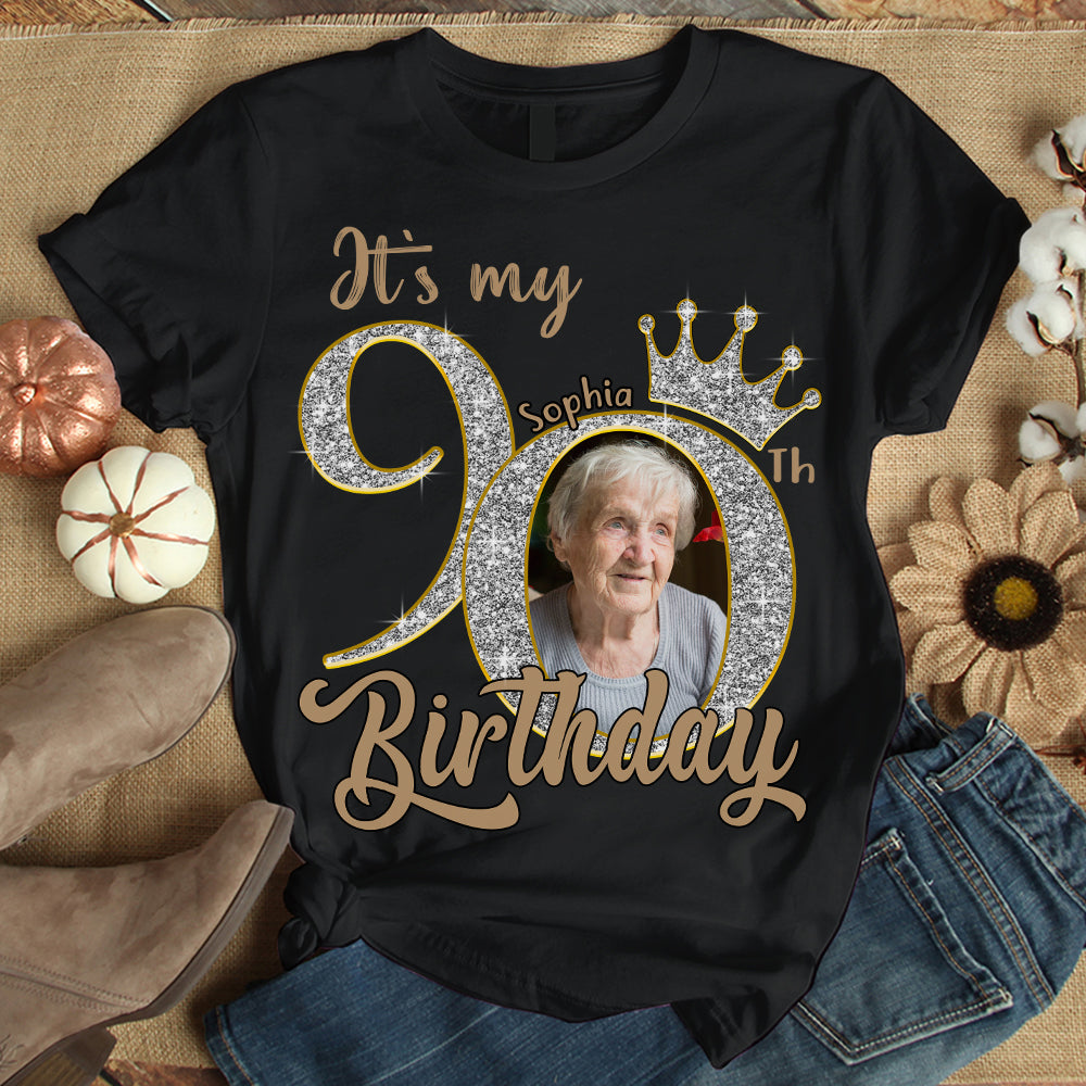 90th Birthday Shirts, Custom Birthday Shirts, Turning 90 Shirt, Gifts For Women Turning 90, 90 And Fabulous Shirt, 1935 Shirt, 90th Birthday Shirts For Her - YPT-HCT