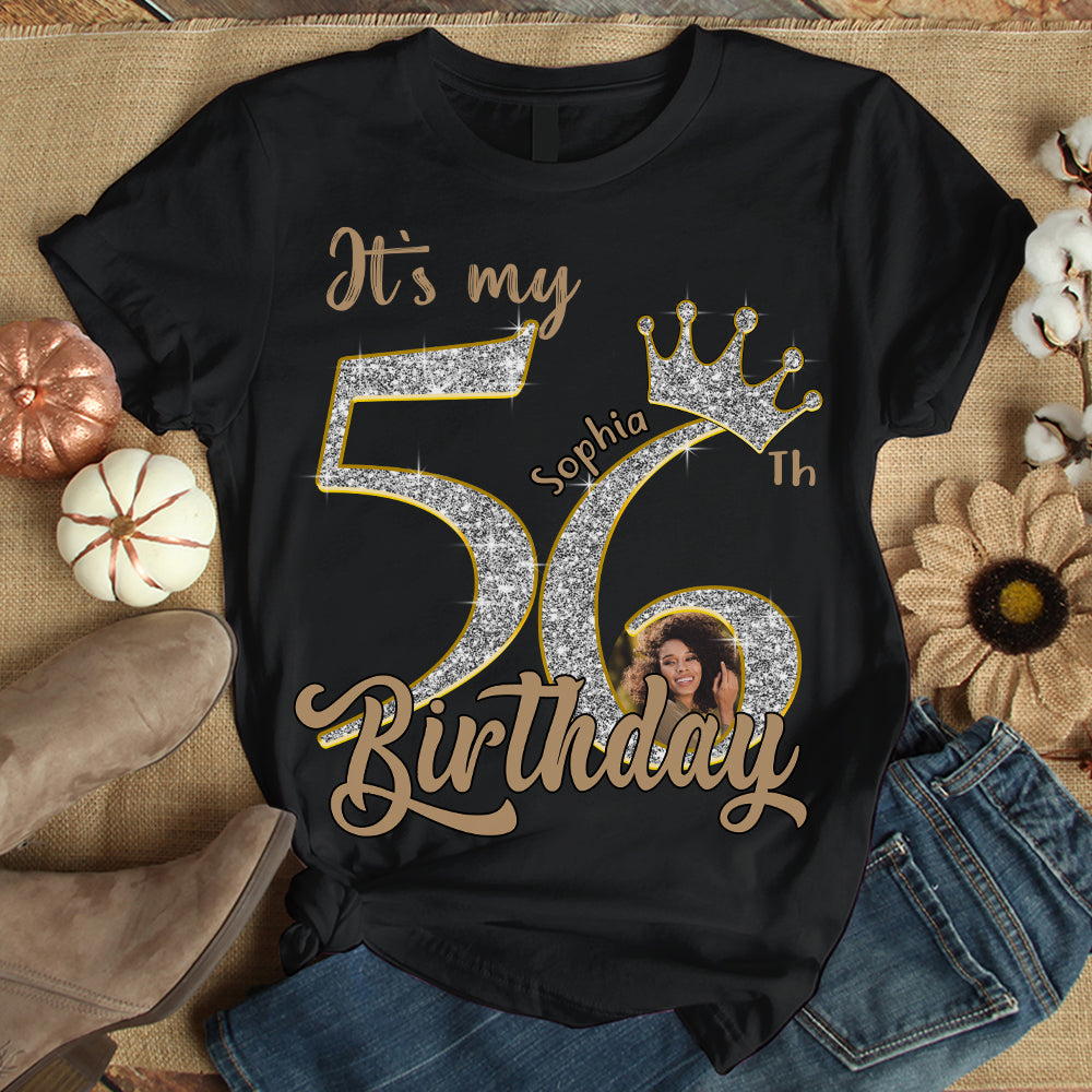 56th Birthday Shirts, Custom Birthday Shirts, Turning 56 Shirt, Gifts For Women Turning 56, 56 And Fabulous Shirt, 1969 Shirt, 56th Birthday Shirts For Her-YPT-HCT