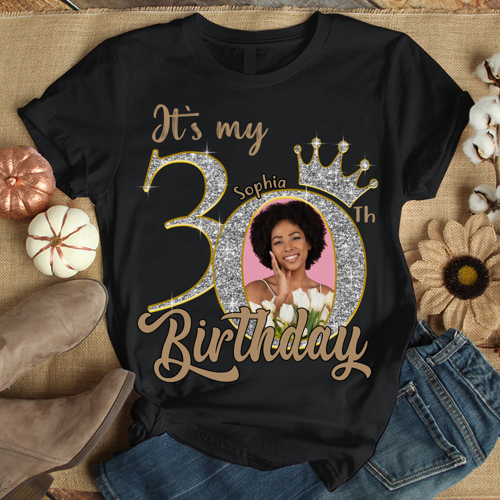 30th Birthday Shirts, Custom Birthday Shirts, Turning 30 Shirt, Gifts For Women Turning 30, 30 And Fabulous Shirt, 1995 Shirt, 30th Birthday Shirts For Her - YPT-HCT