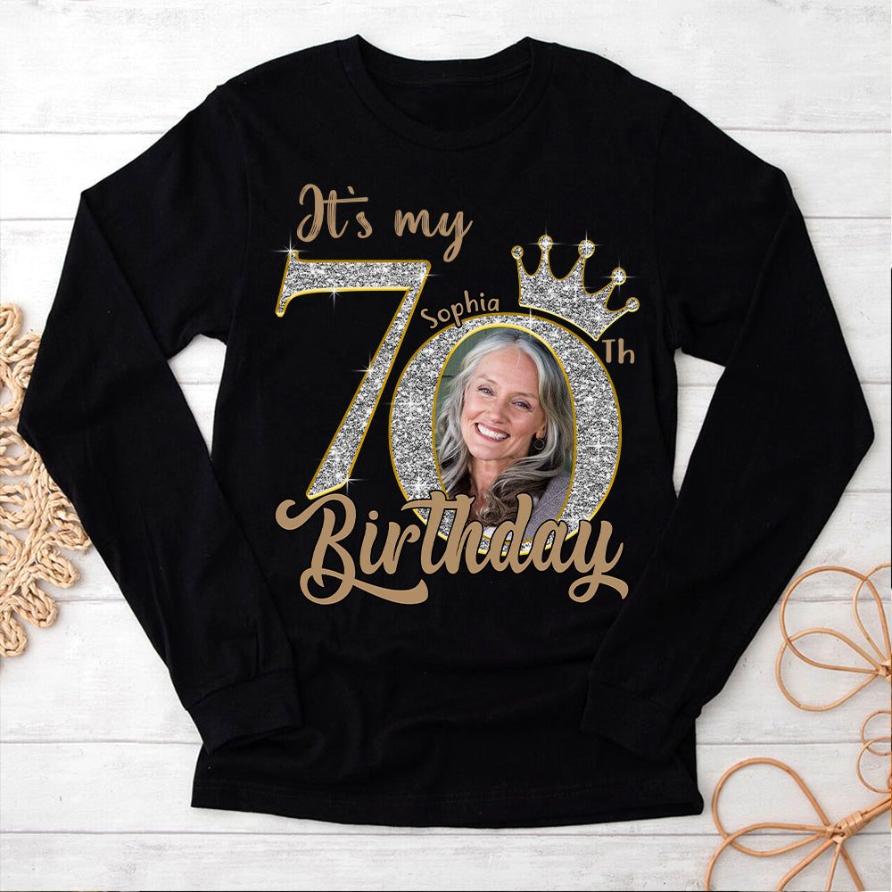 70th Birthday Shirts, Custom Birthday Shirts, Turning 70 Shirt, Gifts For Women Turning 70, 70 And Fabulous Shirt, 1955 Shirt, 70th Birthday Shirts For Her - YPT-HCT
