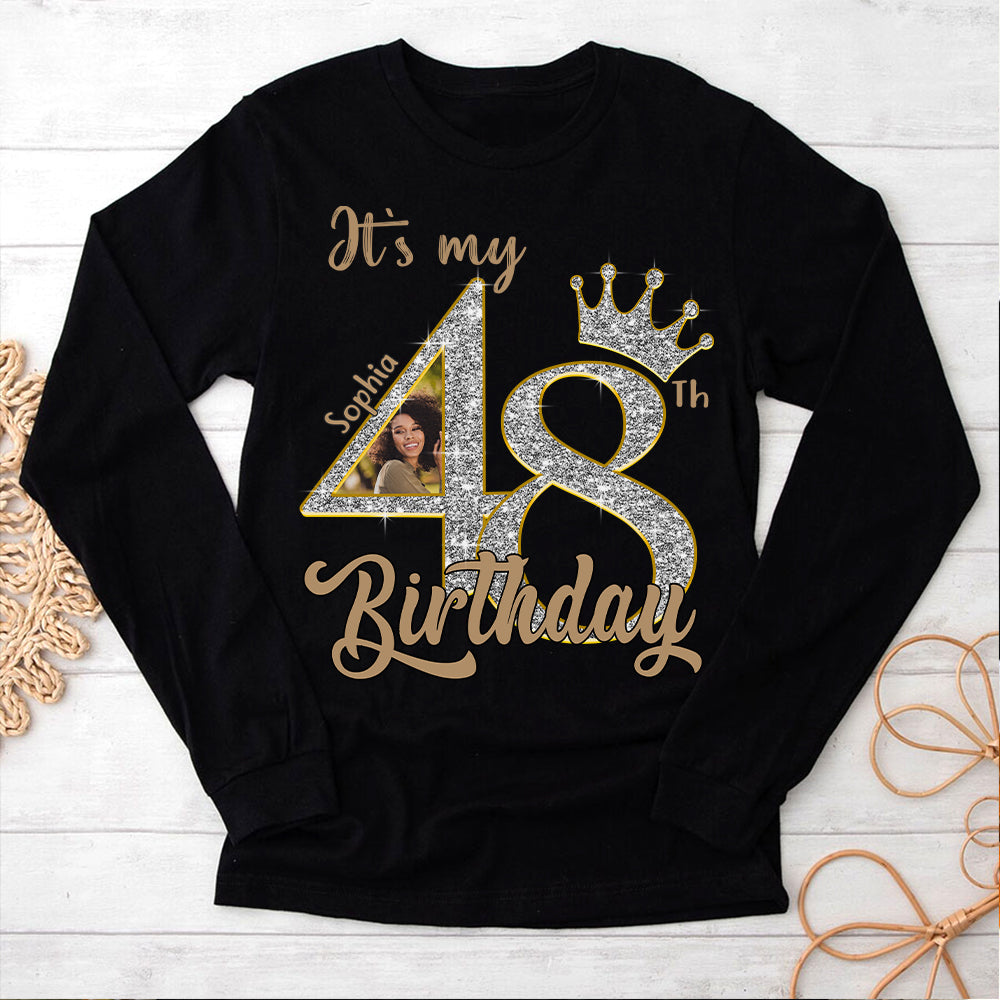 48th Birthday Shirts, Custom Birthday Shirts, Turning 48 Shirt, Gifts For Women Turning 48, 48 And Fabulous Shirt, 1977 Shirt, 48th Birthday Shirts For Her - YPT-HCT