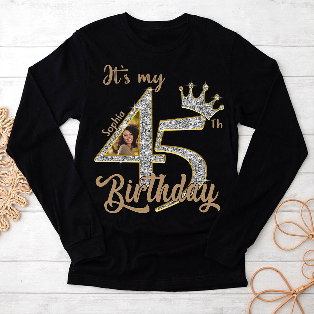 45th Birthday Shirts, Custom Birthday Shirts, Turning 45 Shirt, Gifts For Women Turning 45, 45 And Fabulous Shirt, 1980 Shirt, 45th Birthday Shirts For Her - YPT-HCT