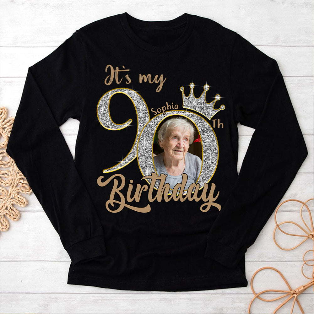 90th Birthday Shirts, Custom Birthday Shirts, Turning 90 Shirt, Gifts For Women Turning 90, 90 And Fabulous Shirt, 1935 Shirt, 90th Birthday Shirts For Her - YPT-HCT