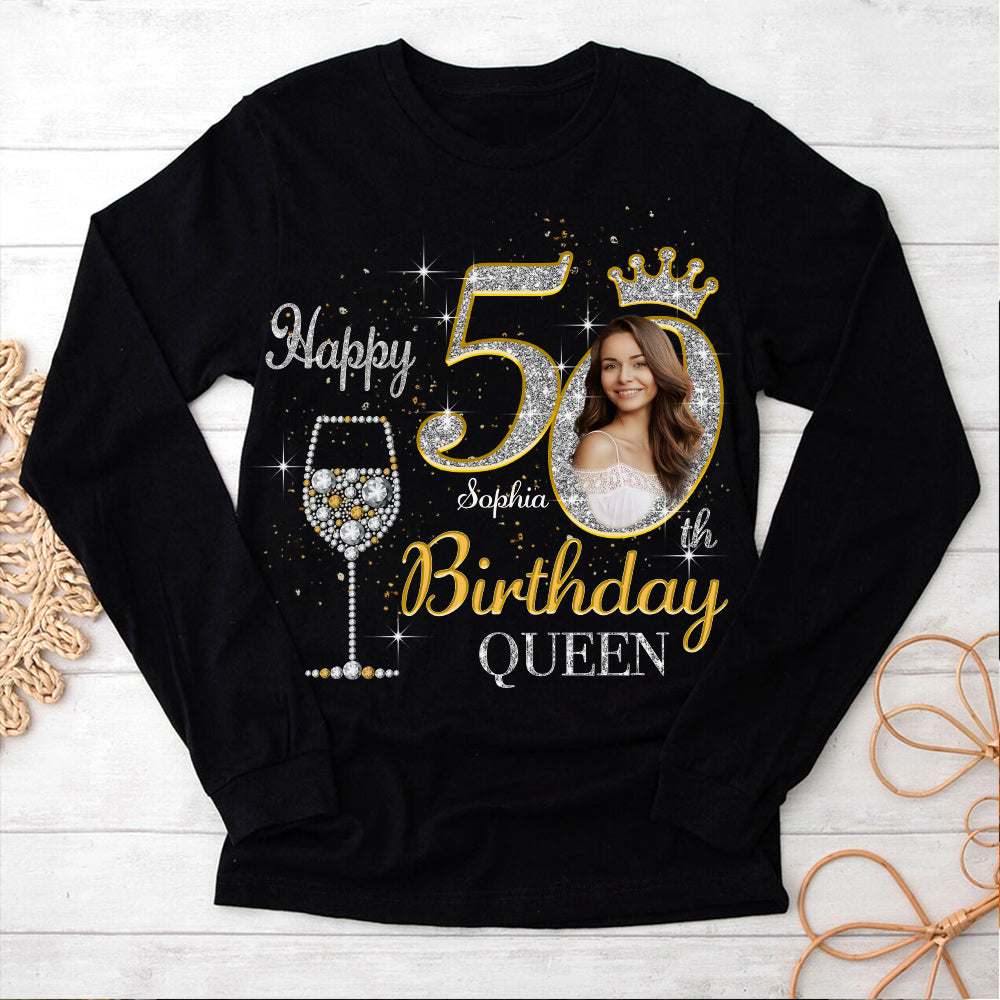 50th Birthday Shirts, Custom Birthday Shirts, Turning 50 Shirt, Gifts For Women Turning 50, 50 And Fabulous Shirt, 50th Birthday Shirts For Her-YPT-HMT