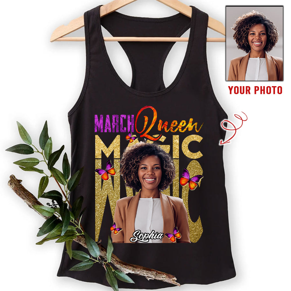 Custom Birthday Shirt, March Birthday Shirts For Woman, March Birthday Gifts