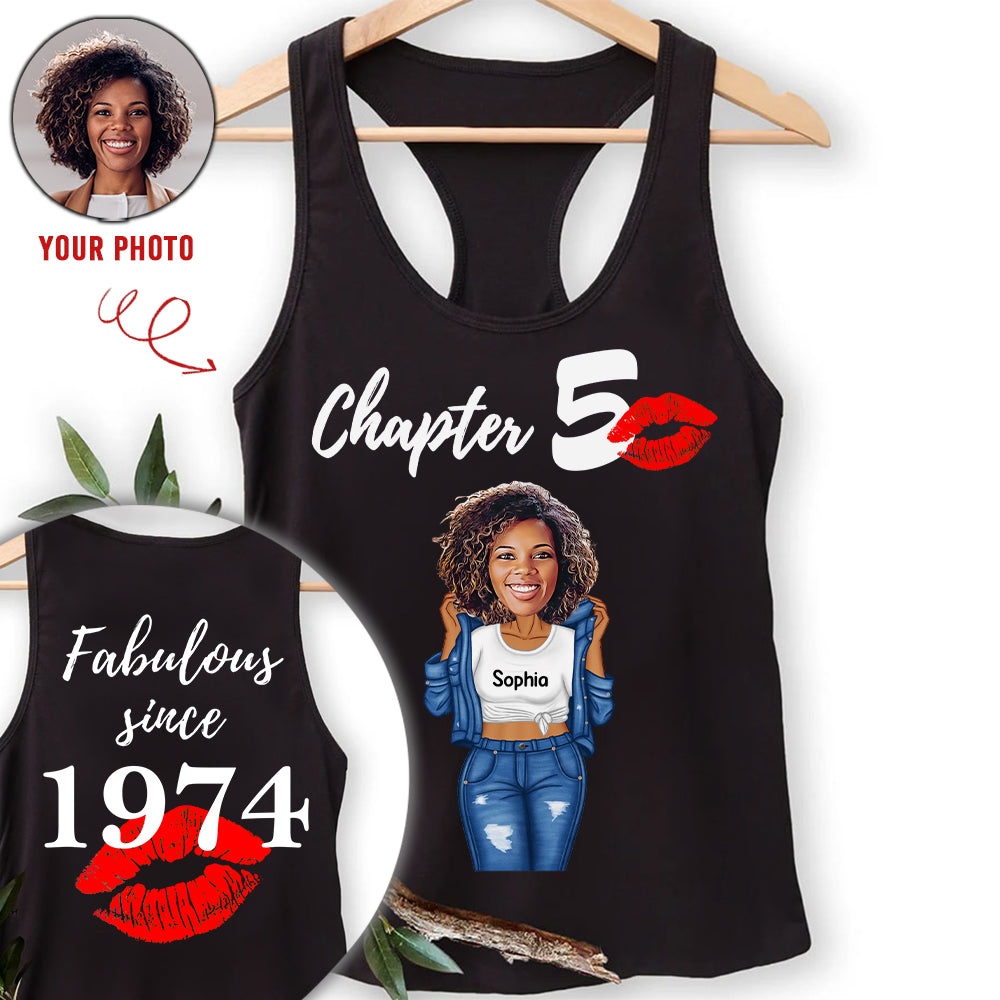 50 And Fabulous Shirt, 50th Birthday Shirts, Custom Birthday Shirts, Turning 50 Shirt, Gifts For Women Turning 50, 1974 Shirt