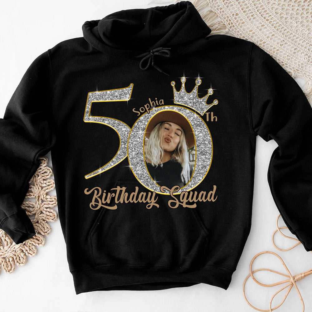 50th Birthday Shirts, Custom Photo Birthday Shirts, Turning 50 Shirt, Gifts For Women Turning 50, 50 And Fabulous Shirt, 50th Birthday Shirts For Her - YPT-HCT
