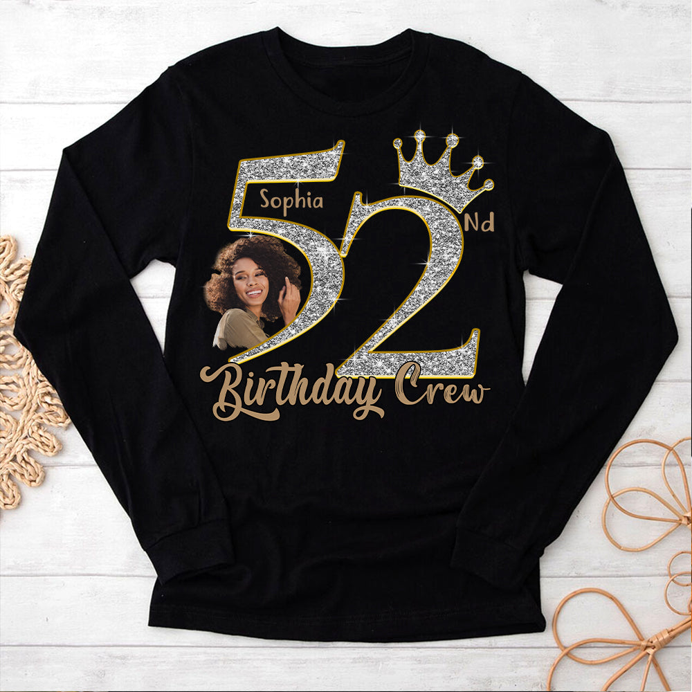 52nd Birthday Shirts, Custom Photo Birthday Shirts, Turning 52 Shirt, Gifts For Women Turning 52, 52 And Fabulous Shirt, 52nd Birthday Shirts For Her-YPT-HCT