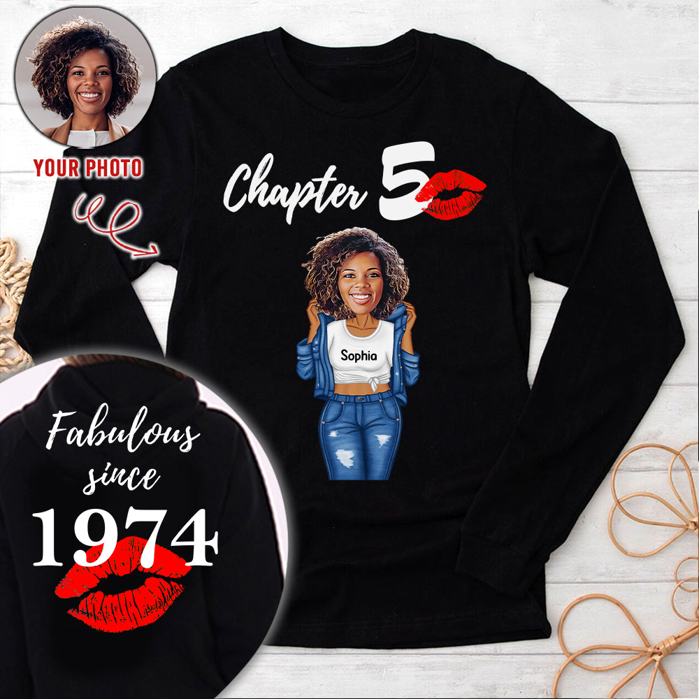 50 And Fabulous Shirt, 50th Birthday Shirts, Custom Birthday Shirts, Turning 50 Shirt, Gifts For Women Turning 50, 1974 Shirt