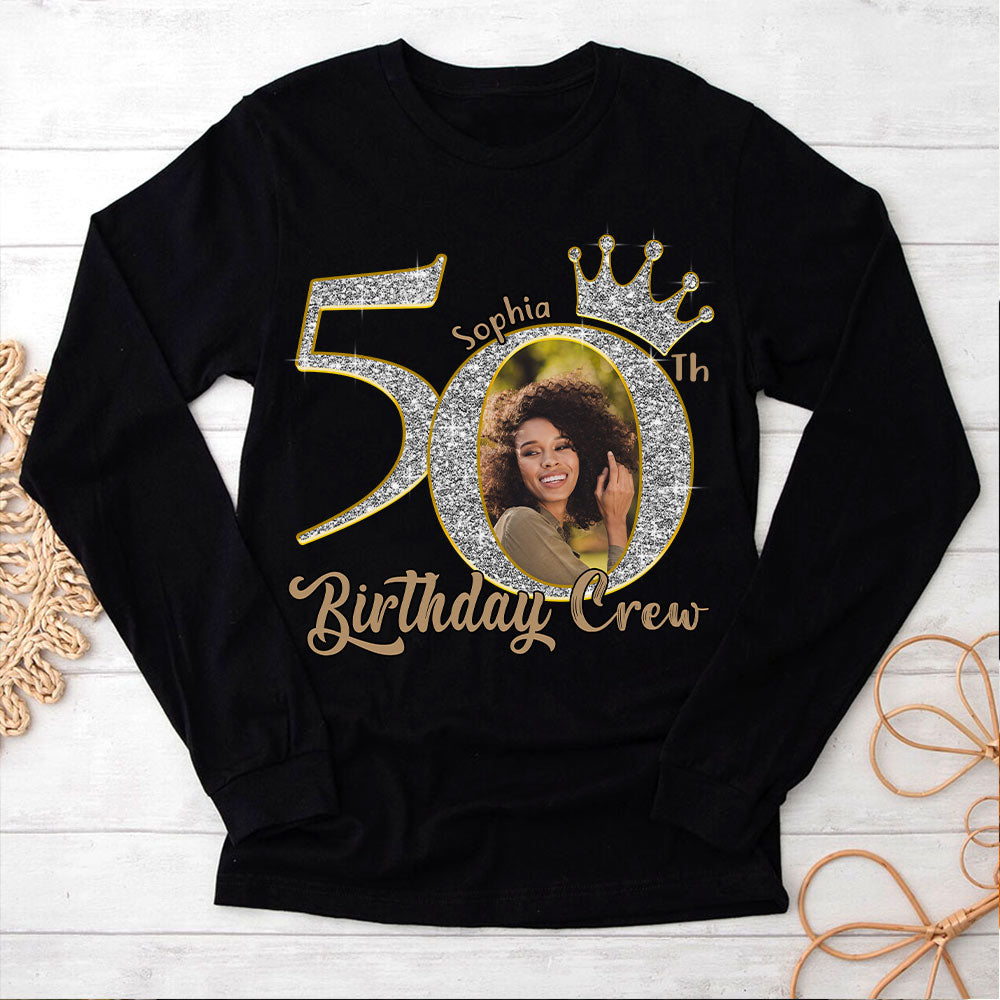 50th Birthday Shirts, Custom Photo Birthday Shirts, Turning 50 Shirt, Gifts For Women Turning 50, 50 And Fabulous Shirt, 50th Birthday Shirts For Her - YPT-HCT