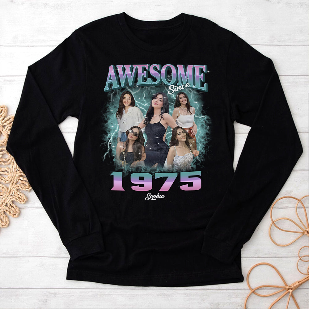 50th Birthday Shirts, Custom Birthday Shirts, Turning 50 Shirt, Gifts For Women Turning 50, 50 And Fabulous Shirt, 1974 Shirt, 50th Birthday Shirts For Her-YPT-HCT