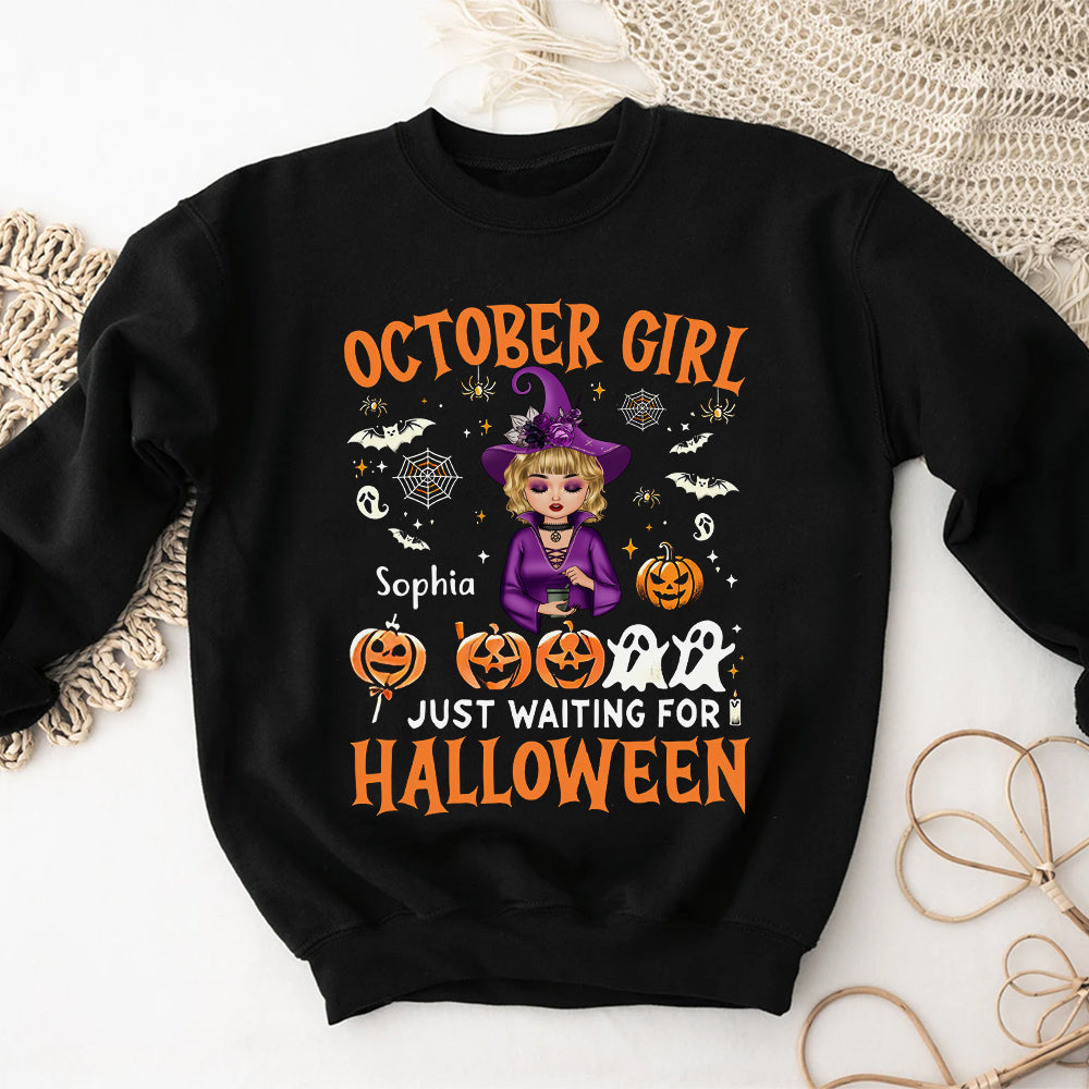 Personalized October Birthday Shirt, Custom Birthday Shirt, Queens was Born In October, October Birthday Shirts For Woman, October Birthday Gifts-YPT-HCT