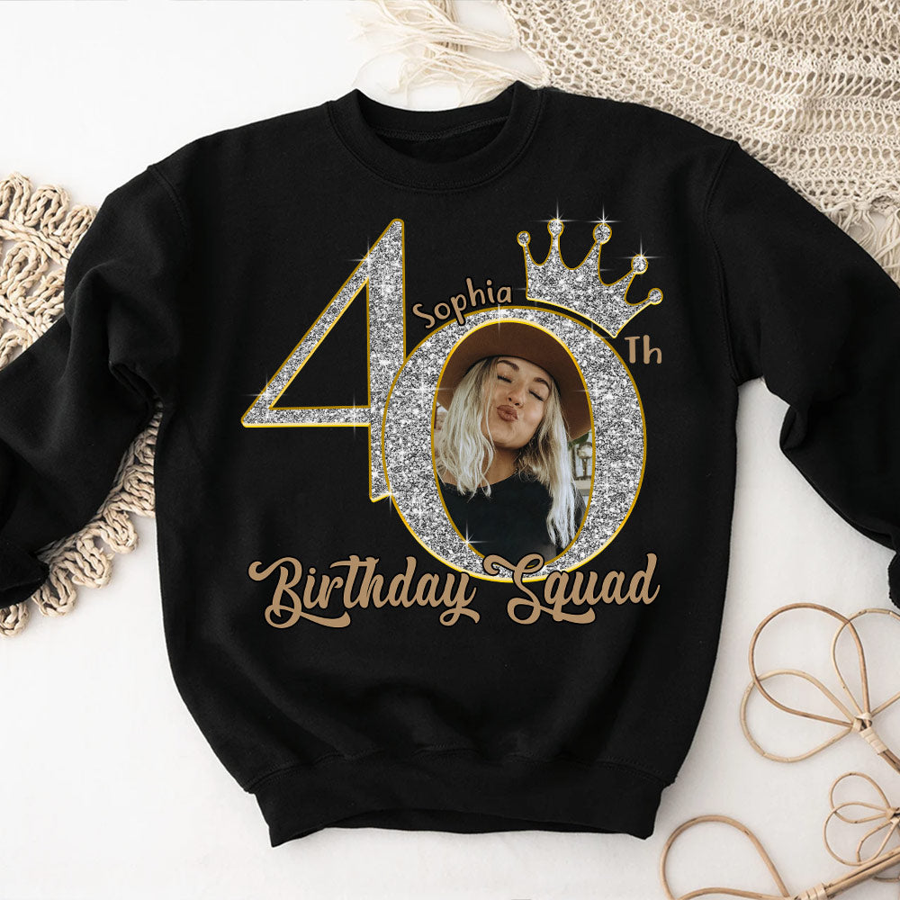 40th Birthday Shirts, Custom Birthday Shirts, Turning 40 Shirt, Gifts For Women Turning 40, 40 And Fabulous Shirt, 40th Birthday Shirts For Her-YPT-HCT