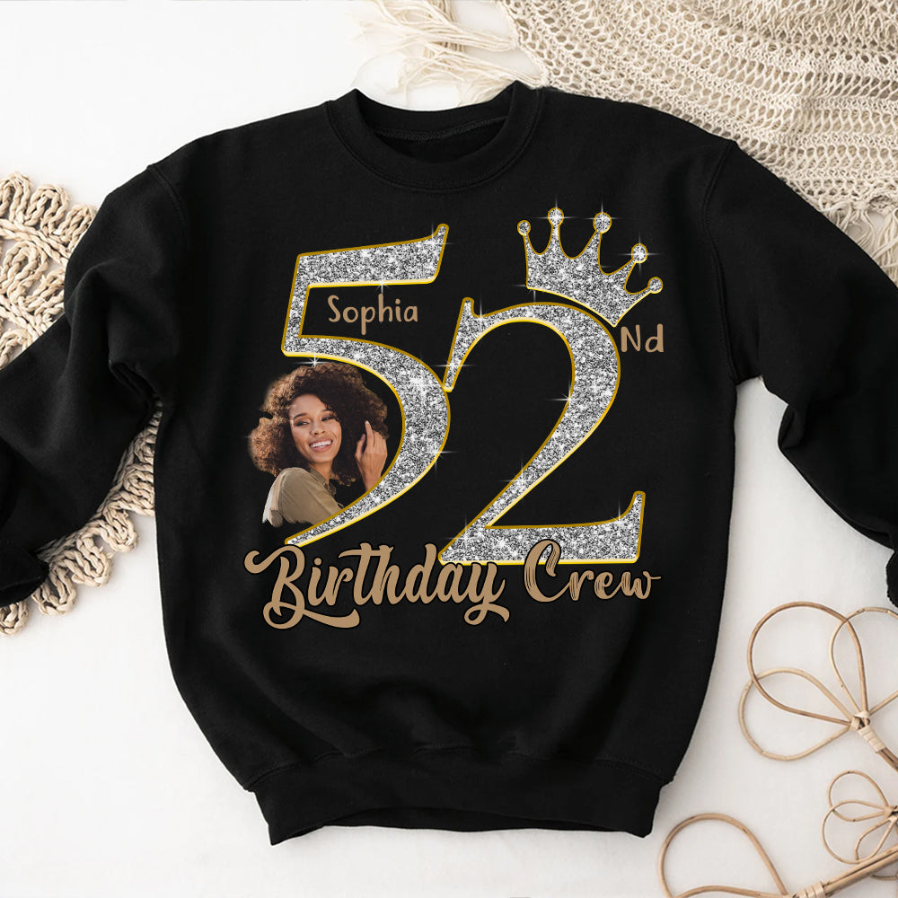 52nd Birthday Shirts, Custom Photo Birthday Shirts, Turning 52 Shirt, Gifts For Women Turning 52, 52 And Fabulous Shirt, 52nd Birthday Shirts For Her-YPT-HCT
