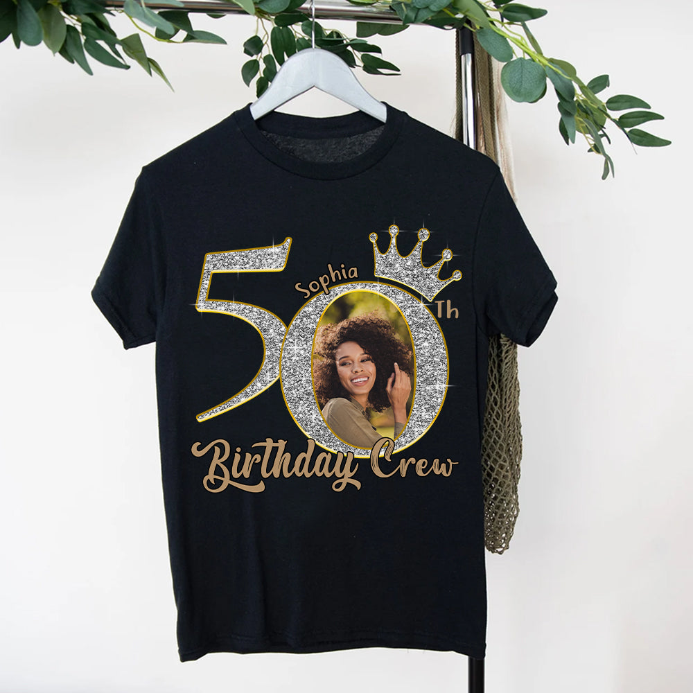 50th Birthday Shirts, Custom Photo Birthday Shirts, Turning 50 Shirt, Gifts For Women Turning 50, 50 And Fabulous Shirt, 50th Birthday Shirts For Her - YPT-HCT