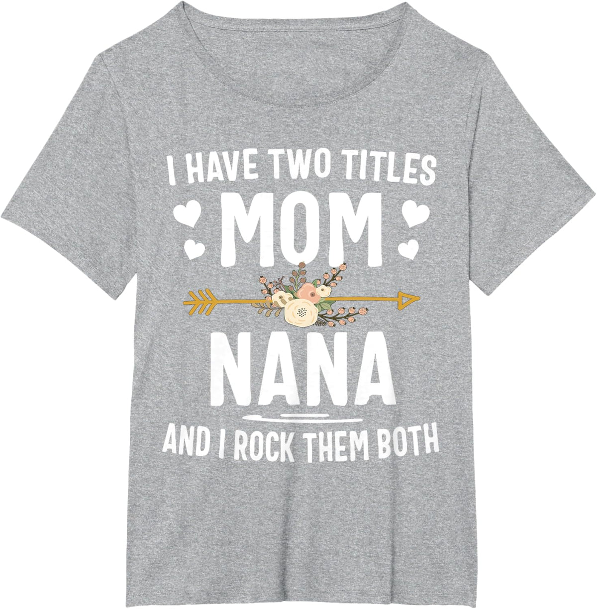 I Have Two Titles Mom And Nana Shirt Mothers Day Gifts Mother Shirt