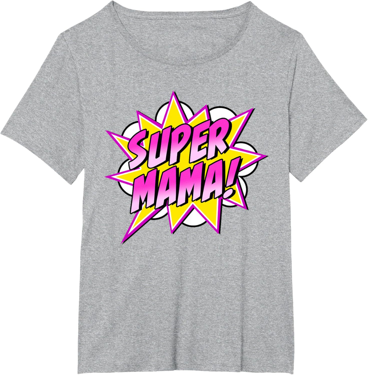 Super Mama Comic Book Superhero Mother&#39;s Day