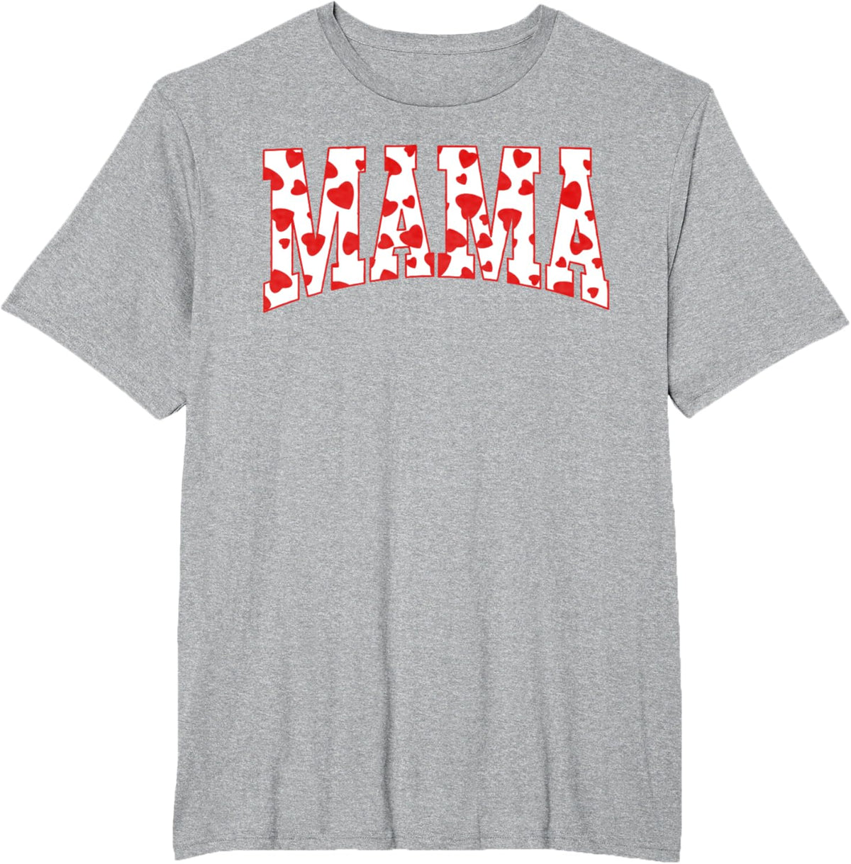 Mama Valentine Heart Valentines Day Family Matching Funny Mother Shirt