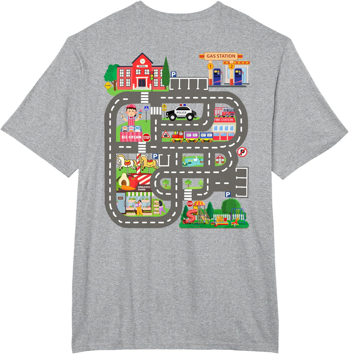 Kids Play Cars on Dad&#39;s Back Funny Father&#39;s Day Race Track