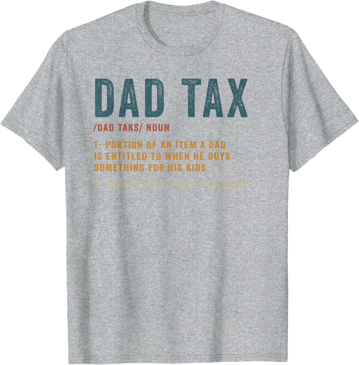 Vintage Dad Tax Definition Men Funny Father&#39;s Day