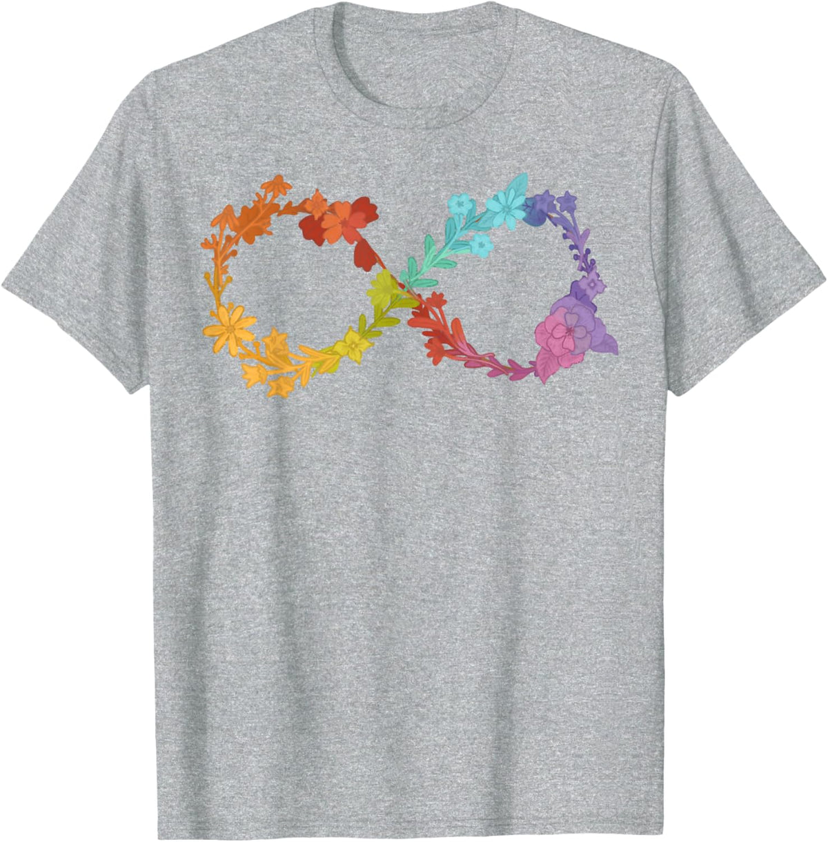 Floral Neurodiversity Infinity Symbol Autism Awareness