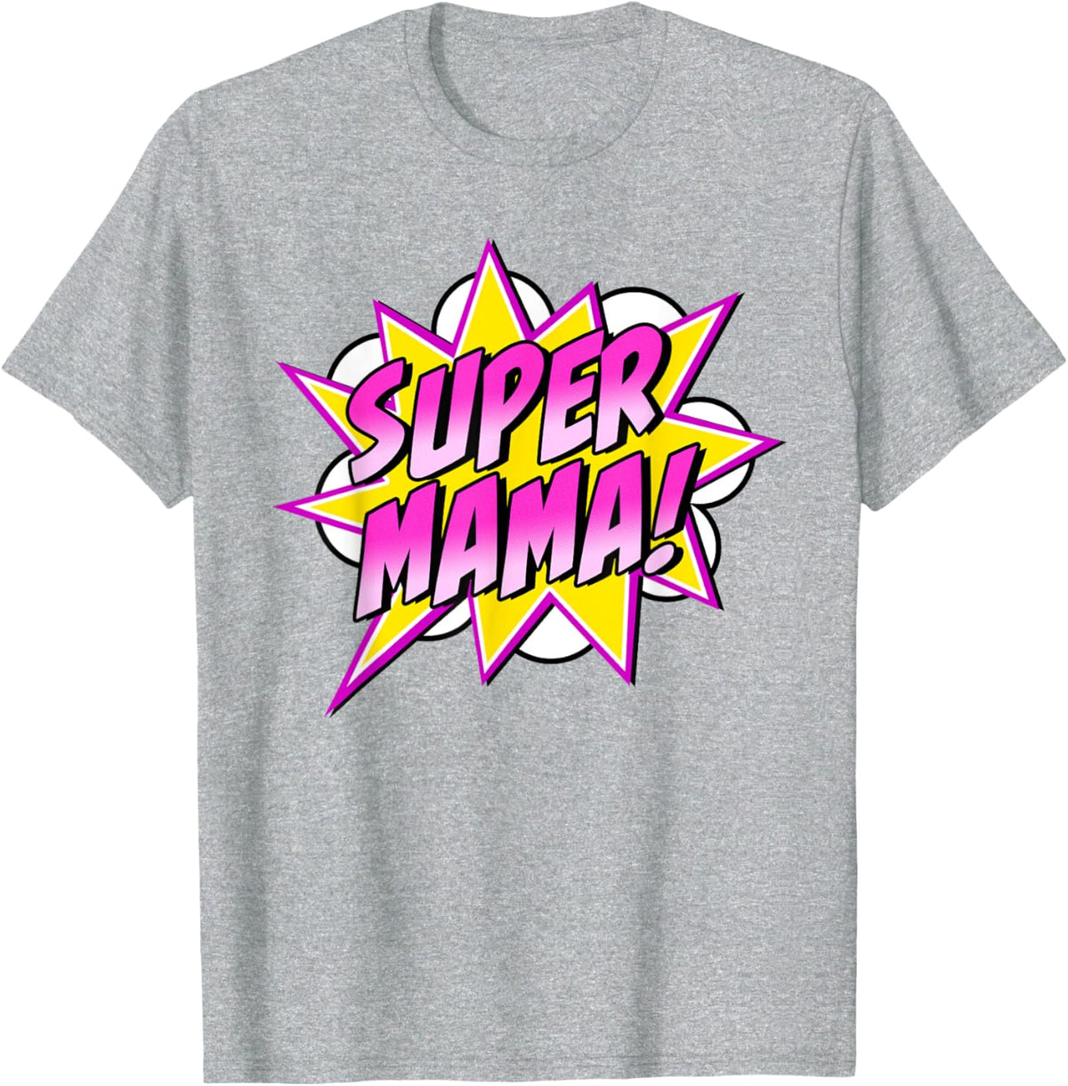 Super Mama Comic Book Superhero Mother&#39;s Day