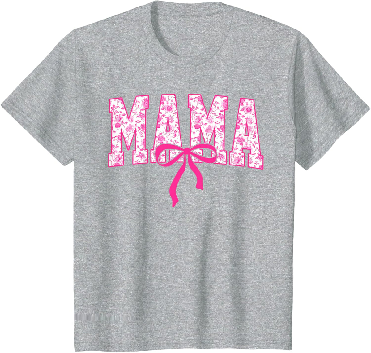 Coquette Pink Chinoiserie Mama Floral Bow Mom Mothers Day