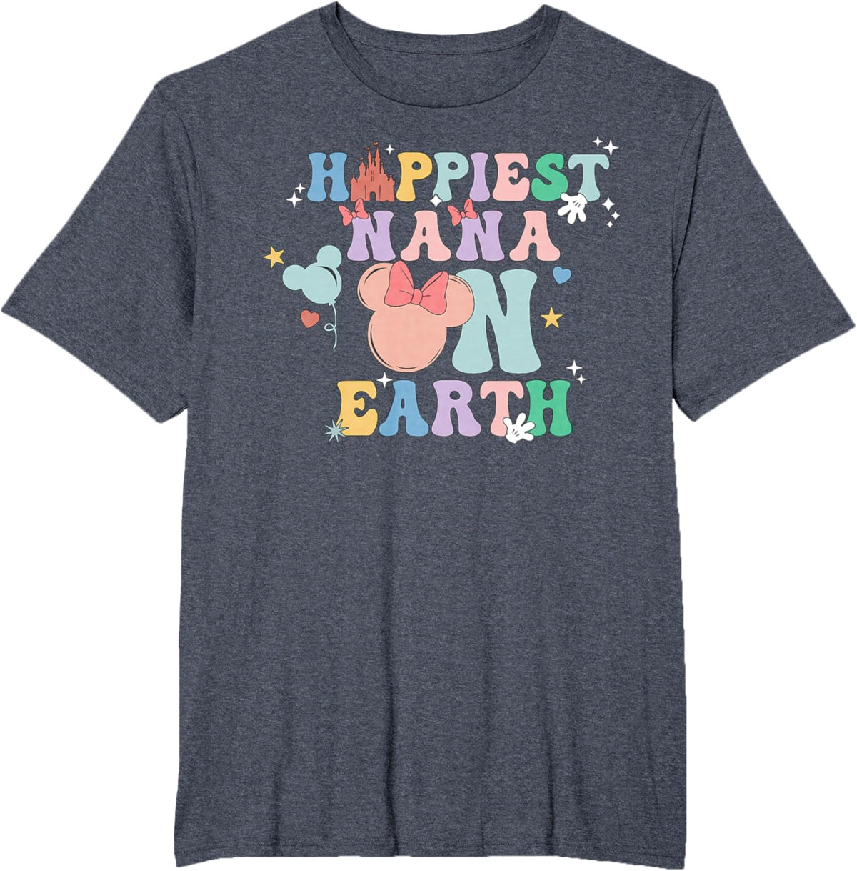 Happiest Nana On Earth Groovy Mom Mother&#39;s Day Mother Shirt