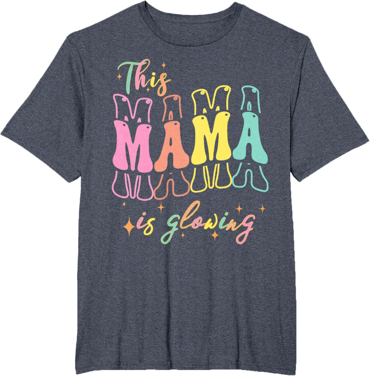 Mothers day Tee, This Mom is Glowing Mom mothers Day