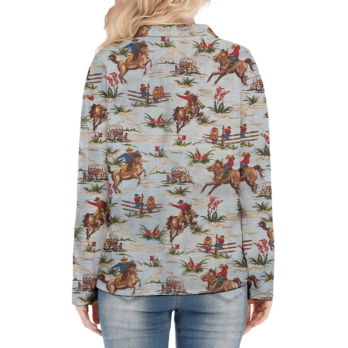Cowboy Horse Riding Casual Shirt