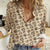 Horse Cowboy Pattern Casual Shirt For Woman