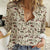 Horse Cowboy Pattern Casual Shirt For Woman