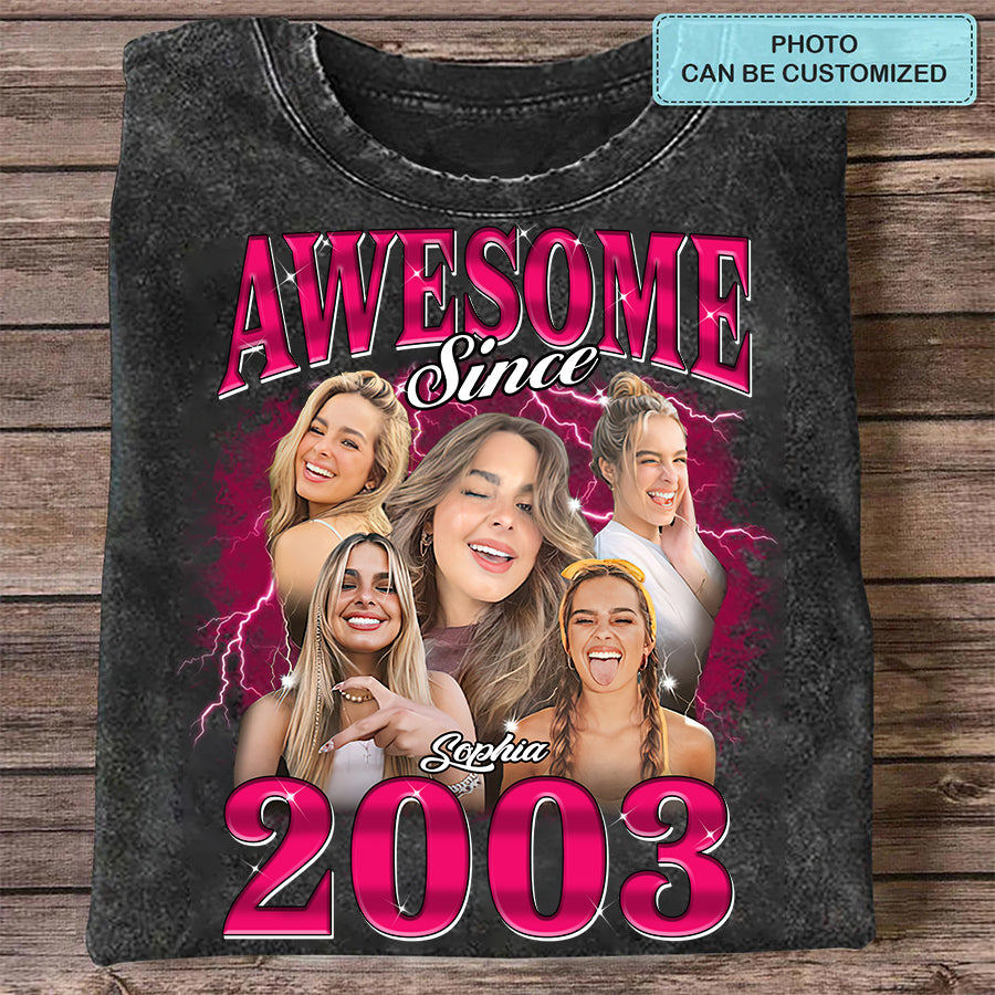 21st Birthday Shirts, Custom Birthday Shirts, Turning 21 Shirt, Gifts For Women Turning 21, 21 And Fabulous Shirt, 2003 Shirt, 21st Birthday Shirts For Her-YPT-TLQ