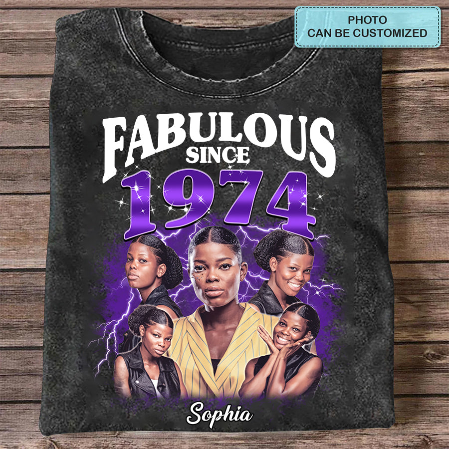 Chapter 50, Fabulous Since 1974 50th Birthday Unique T Shirt For Woman, Her Gifts For 50 Years Old , Turning 50 Birthday Cotton Shirt - HMT