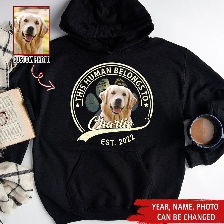 Custom Photo Dog, Personalized Dog Shirt, Gift For Dog Lover, Dog Mom Dad Shirt, Labrador Retriever Lover
