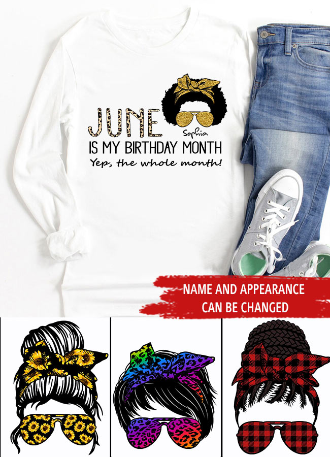 June Birthday Shirt, Custom Birthday Shirt, Queens Are Born In June, June Birthday Shirts For Woman, June Birthday Gifts