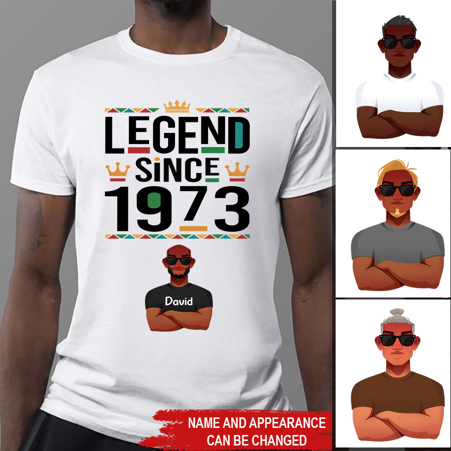 Custom Birthday Shirts, Turning 50 Shirt, Gifts For Men Turning 50, 50 And Fabulous Shirt, 1973 Shirt, 50th Birthday Shirts For Him