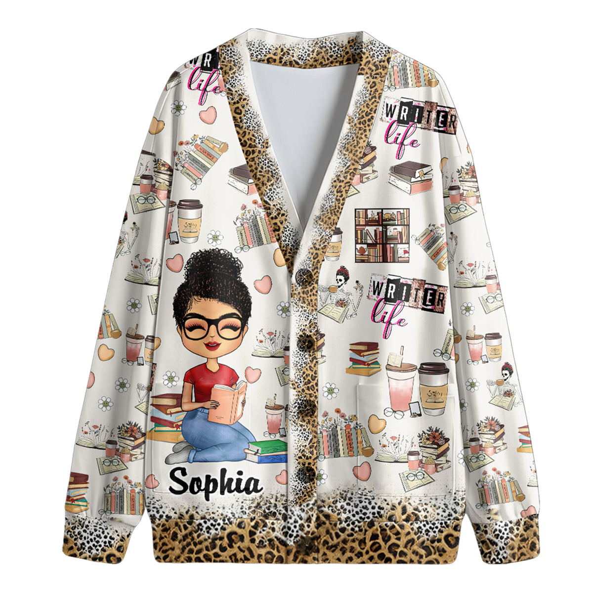 Personalized Cadigan - Personalized Gift Ideas For Book Lovers