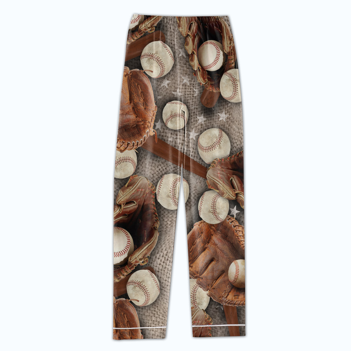 Personalized Women's Pajama Set, Gift For Baseball Lovers